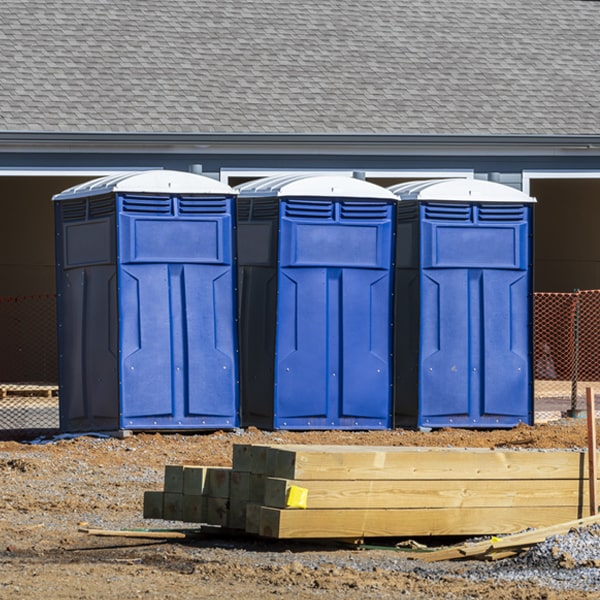 how often are the porta potties cleaned and serviced during a rental period in Laguna Beach FL